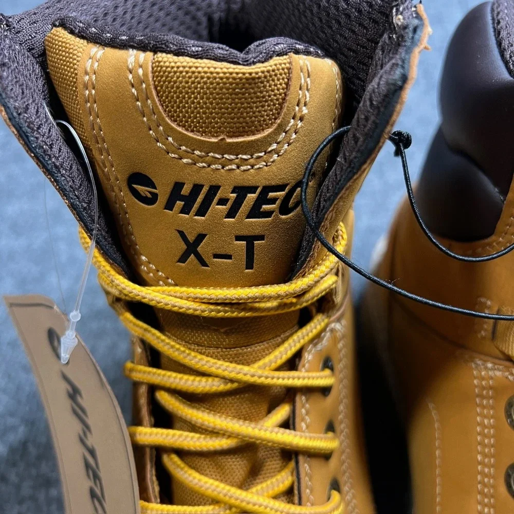 NEW Hi-Tec X-T Mens 11 Cade Steel Toe Waterproof Work Boots Wheat Brown CH80044M